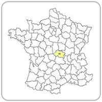 France - carte de l'Allier 03