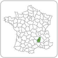 France - département de l'Ardèche 07
